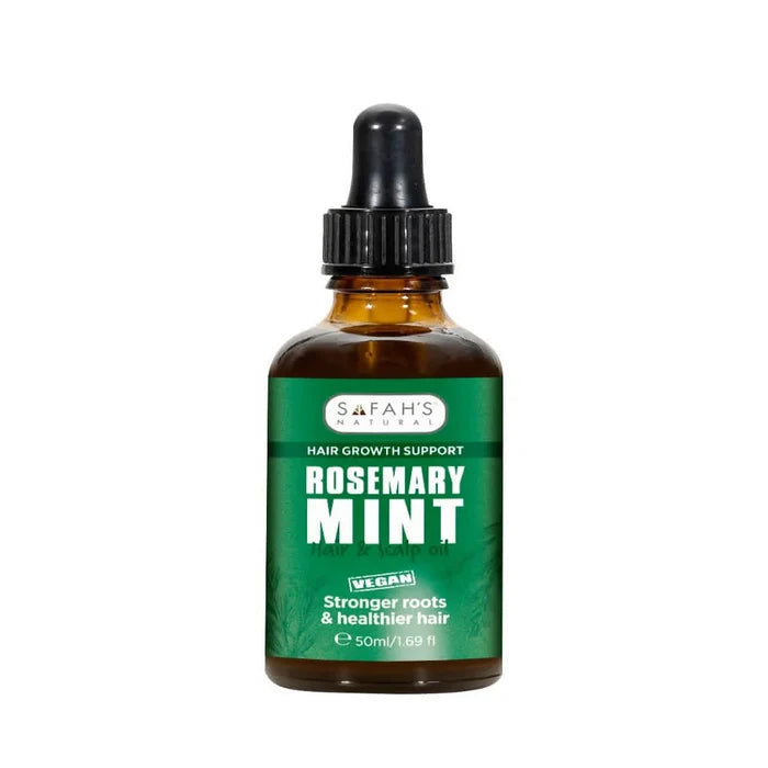 Safahs Natural Rosemary Mint Hair and Scalp Oil 50ml