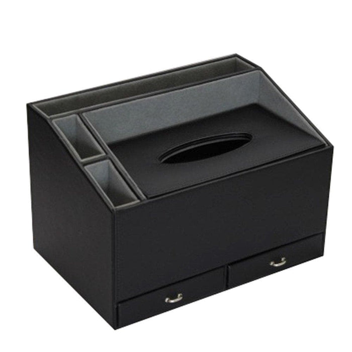 Faux Leather Home and Office Desk Organizer