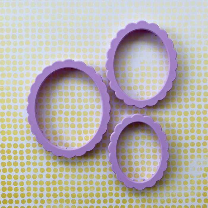 Scalloped Oval Cookie Cutter