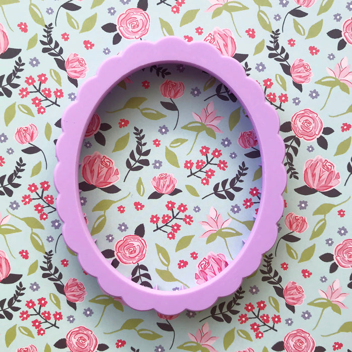 Scalloped Oval Cookie Cutter