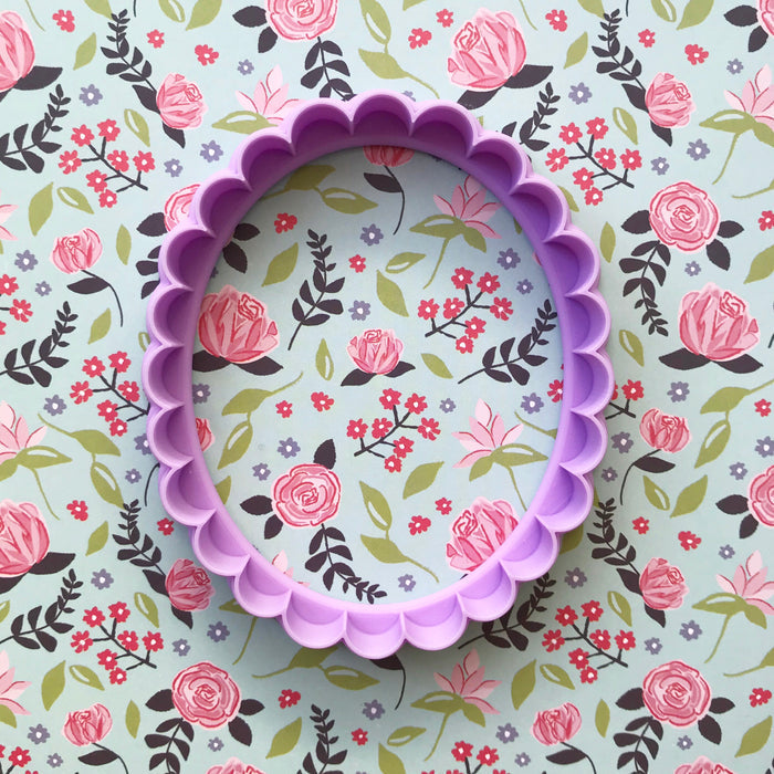 Scalloped Oval Cookie Cutter