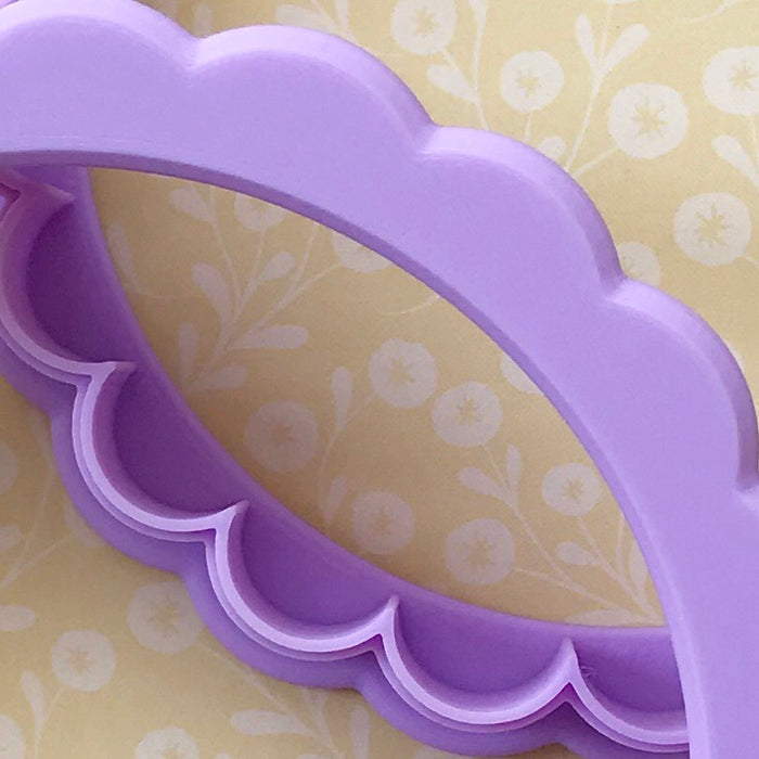 Scalloped Oval Cookie Cutter