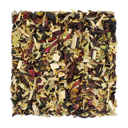Scarlet Glow Caffeine Free Herbal Tea, Hibiscus and Lemon Verbena