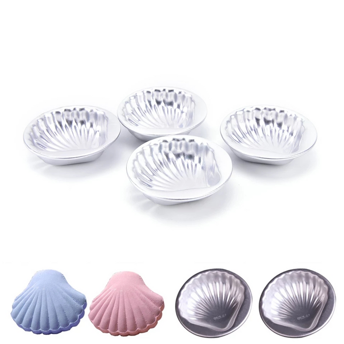 Sea shell bath bomb mold (2 halves )