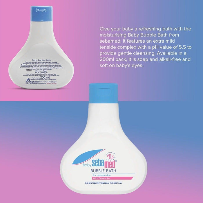 Sebamed Baby Bubble Bath with Camomile, 500ml - Makkah Pharmacy