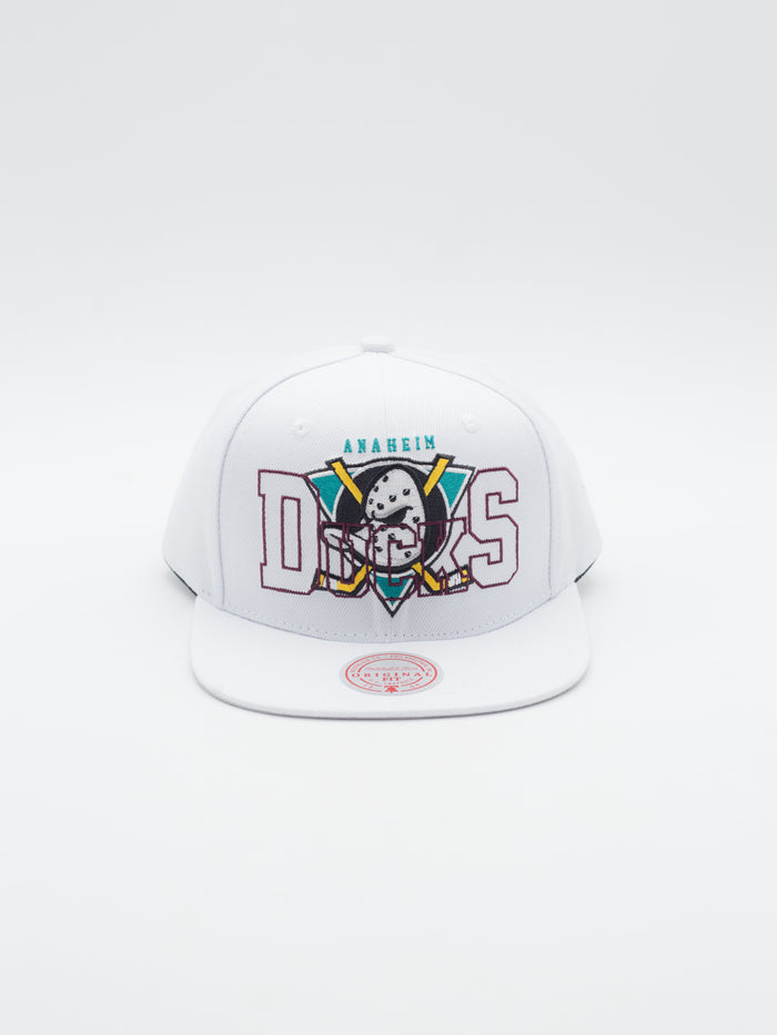 See Through Anaheim Ducks Snapback White