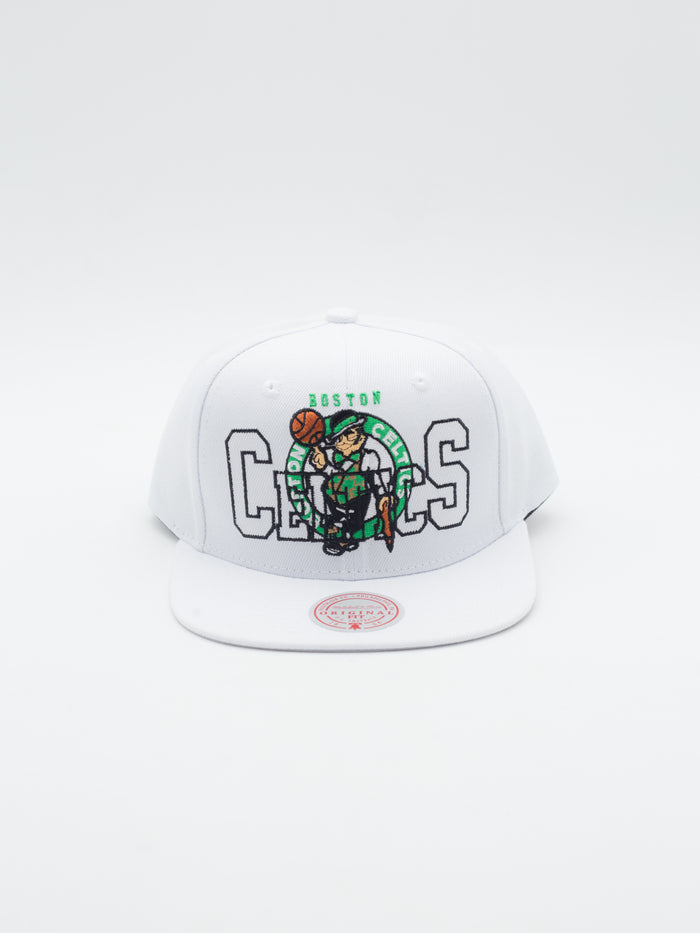 See Through Boston Celtics Snapback White