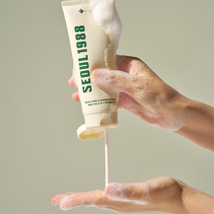 SEOUL 1988 Cleansing Foam : Pine Cica 1% + Probiotics