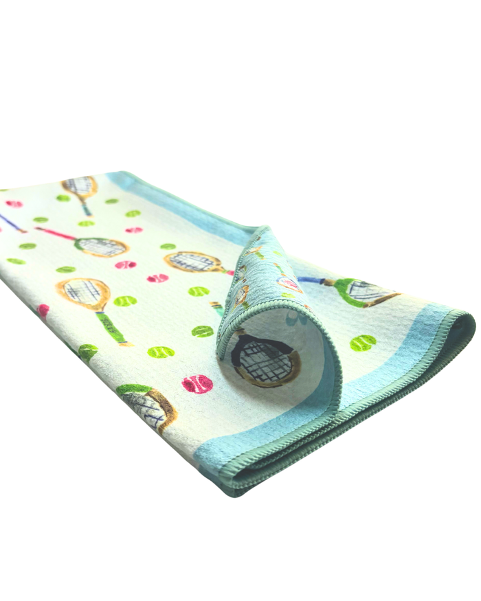 Serve It Up Tennis Double-Sided Tea Towel