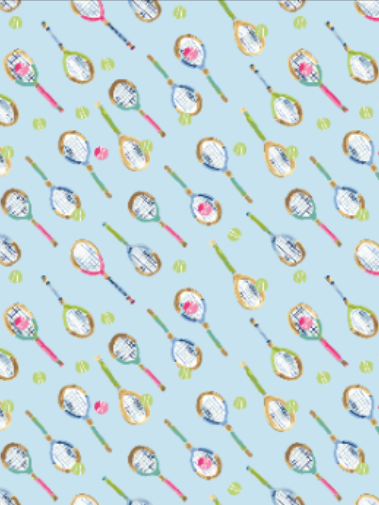 Serve It Up Tennis Double-Sided Tea Towel