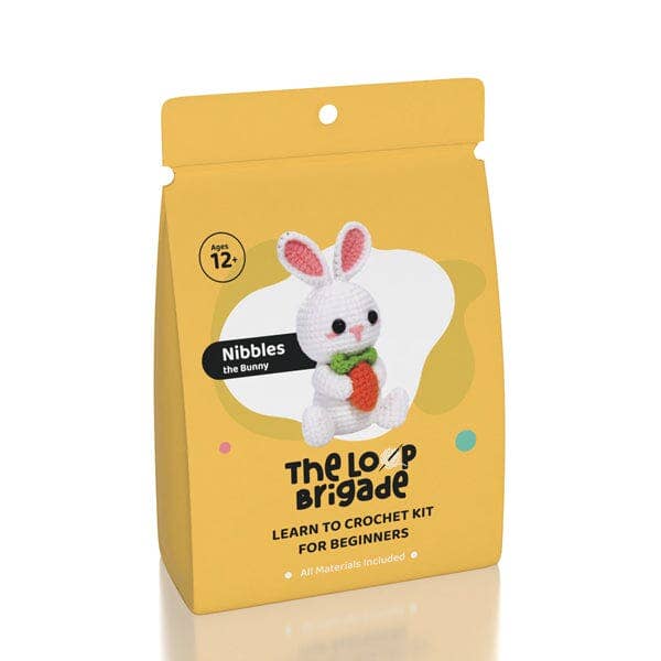 Showcase: The LOOP Brigade: DIY Mini Crochet Kit For Beginners - Nibbles the Bunny