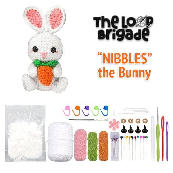 Showcase: The LOOP Brigade: DIY Mini Crochet Kit For Beginners - Nibbles the Bunny