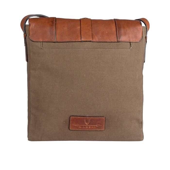 Simba 01 Green Canvas Crossbody