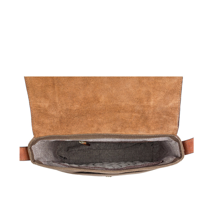 Simba 01 Green Canvas Crossbody