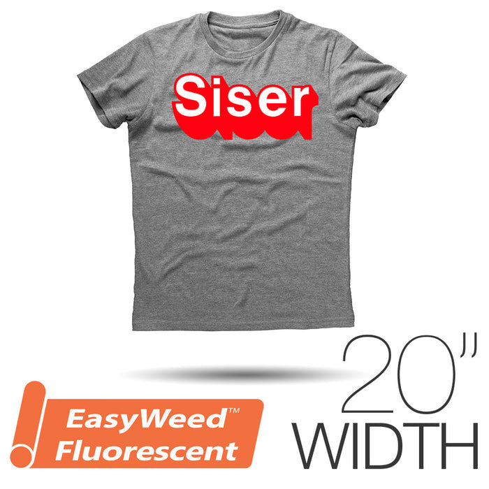 Siser EASYWEED FLUORESCENT Heat Transfer Vinyl 20" - By the Yard