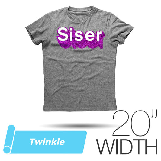 Siser TWINKLE Heat Transfer Vinyl 20" - By the Yard