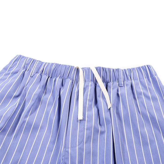 S.K. MANOR HILL SOLAR SHORT BLUE / WHITE STRIPES COTTON