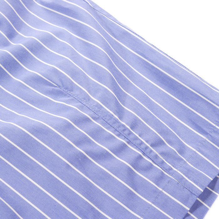 S.K. MANOR HILL SOLAR SHORT BLUE / WHITE STRIPES COTTON