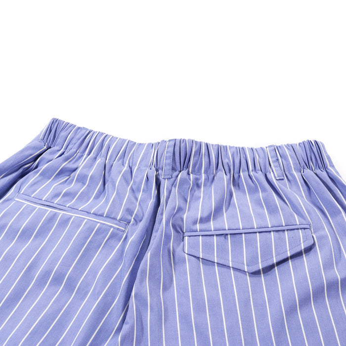 S.K. MANOR HILL SOLAR SHORT BLUE / WHITE STRIPES COTTON