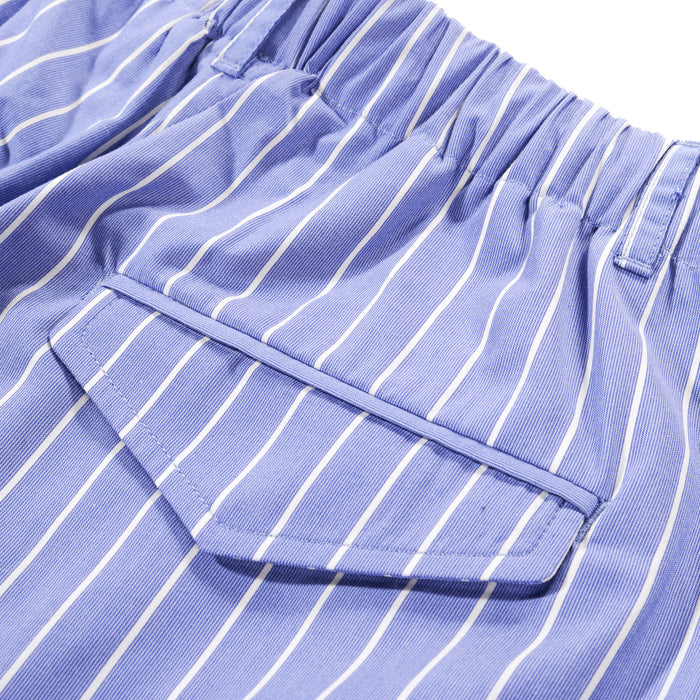 S.K. MANOR HILL SOLAR SHORT BLUE / WHITE STRIPES COTTON