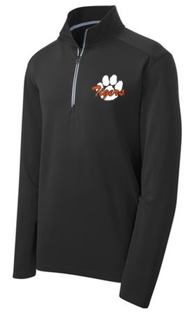 SPORT-WICK TEXTURED 1/4 ZIP PULLOVER