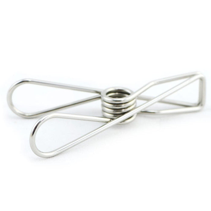 Large Stainless Steel Wire Pegs 201 Grade 2.3mm - 12pc in Tin