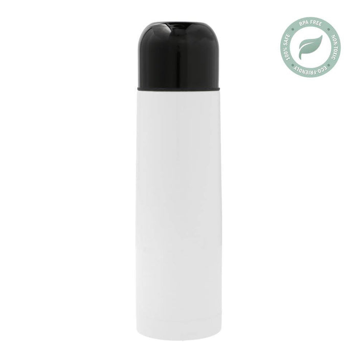 Stainless Steel Sublimation Thermos Bottle 500 ml / 17oz - White