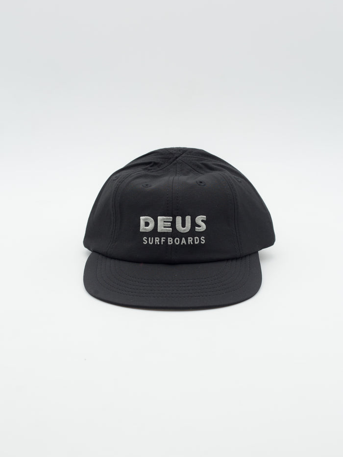 Station cap 8 Panel Black