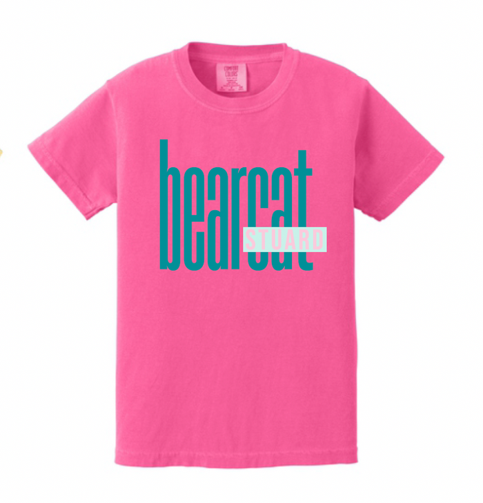 Stuard Lowercase Logo Comfort Color Tee - optional logo (Stuard/Aledo)