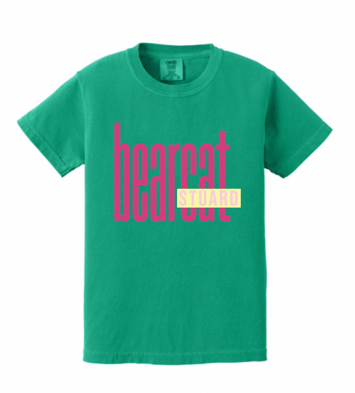 Stuard Lowercase Logo Comfort Color Tee - optional logo (Stuard/Aledo)