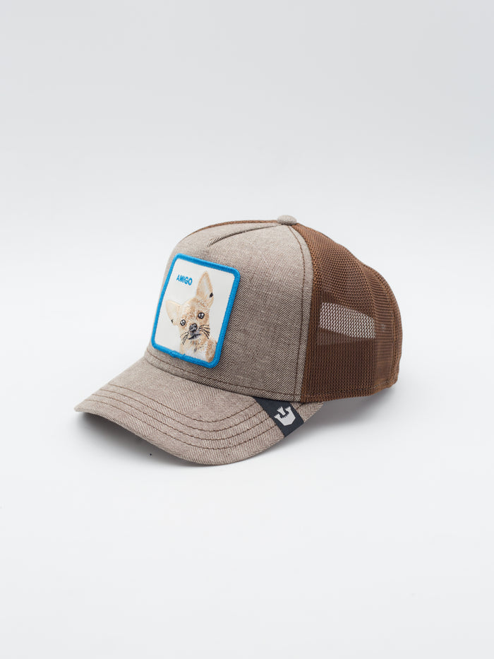 Suited Friend Trucker Brown