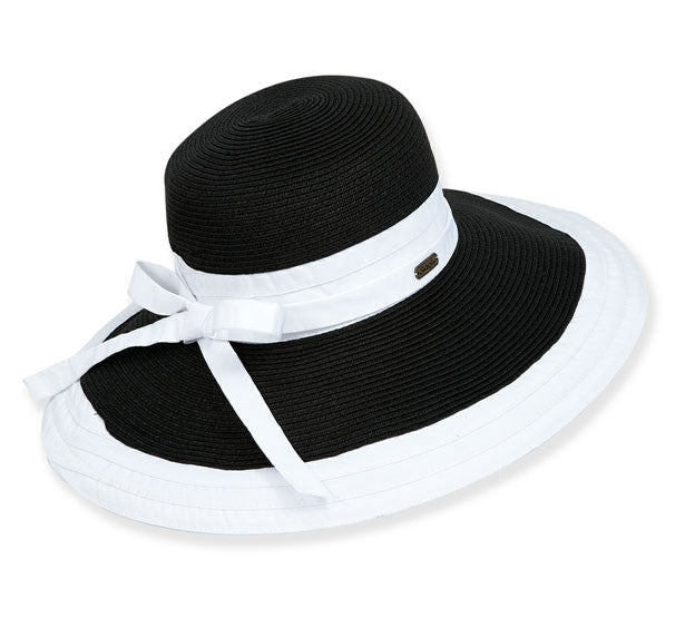 Sun 'N' Sand - Black Lyndi Sun Hat