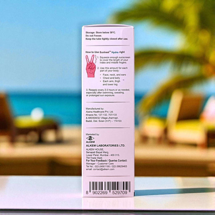 Sunheal Hydra hydrating sunscreen lotion SPF 50+ PA+++ - Cosmosentials