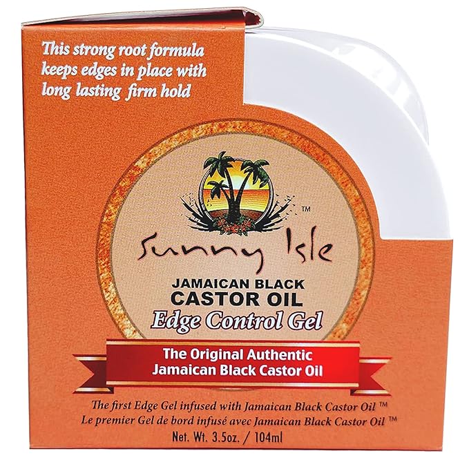 Sunny Isle Jamaican Black Castor Oil Edge Control Gel 3.5oz