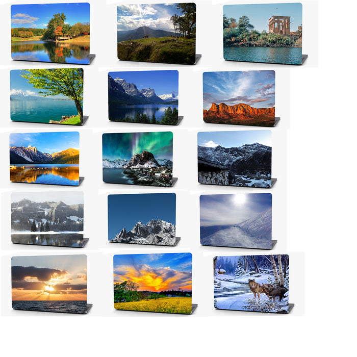 Sunset on the Farm Landscape Vinyl Laptop Computer Skin Sticker Decal Wrap Macbook Various Sizes