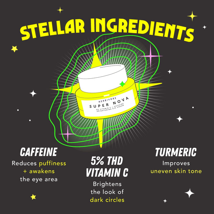 Herbivore-Super Nova 5% THD Vitamin C Brightening Eye Cream-