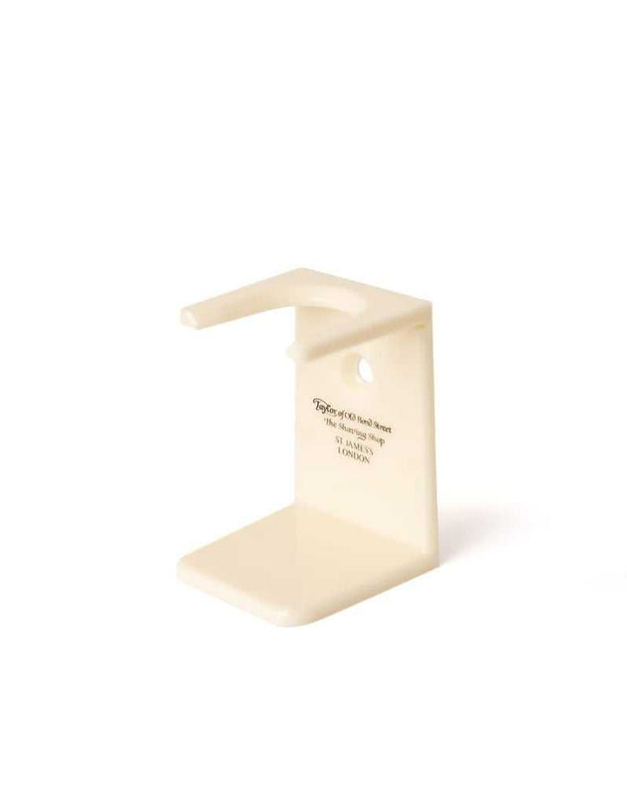 Ivory shaving brush stand for grooming