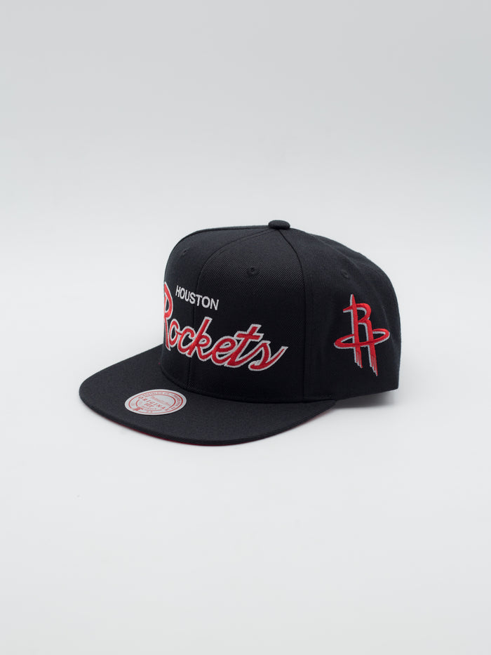 Team Script Houston Rockets Snapback Black