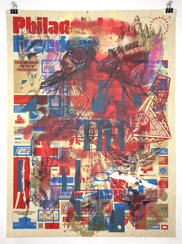Test Print: Marald March To The Sea x Draplin Philadelphia