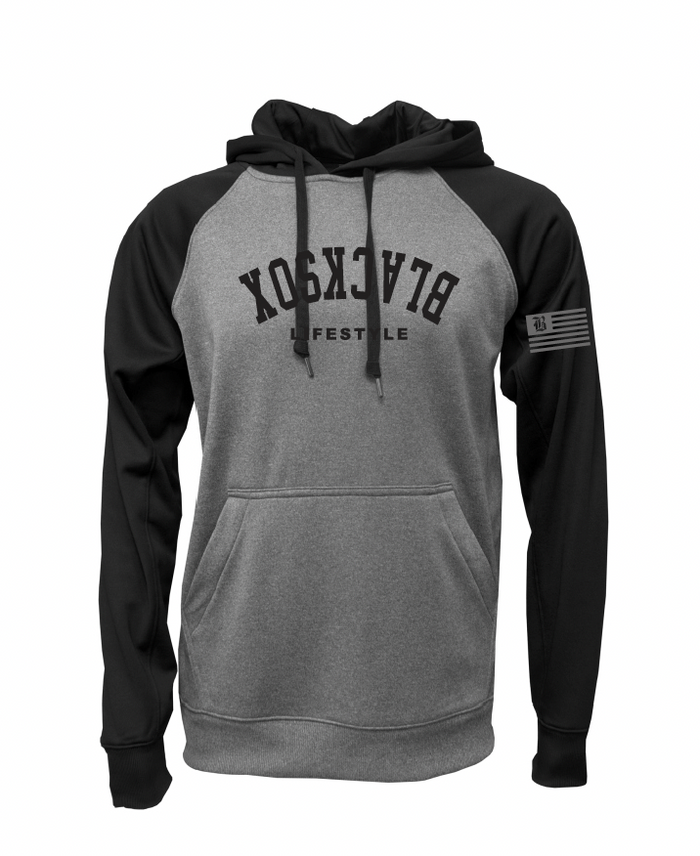 Texas Blacksox Colorblock Hoodie - Upside Down Logo