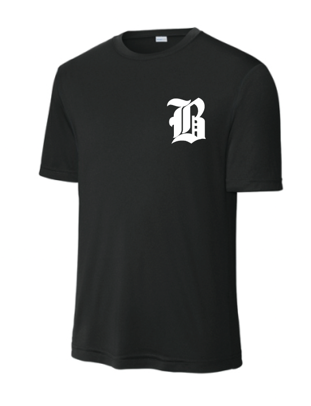 Texas Blacksox Moisture Management Tee - B Logo