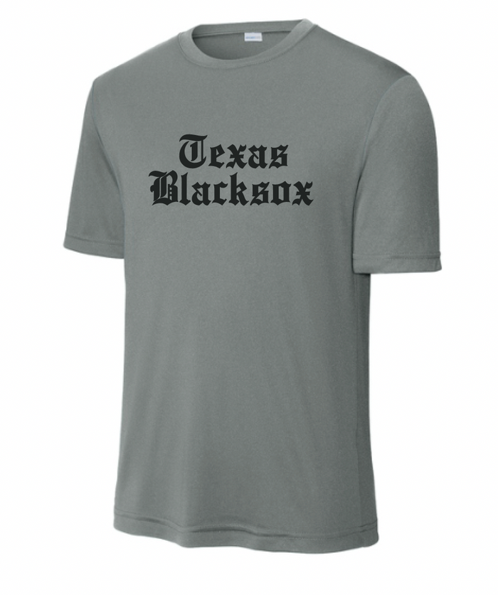 Texas Blacksox Moisture Management Tee - Old English Logo