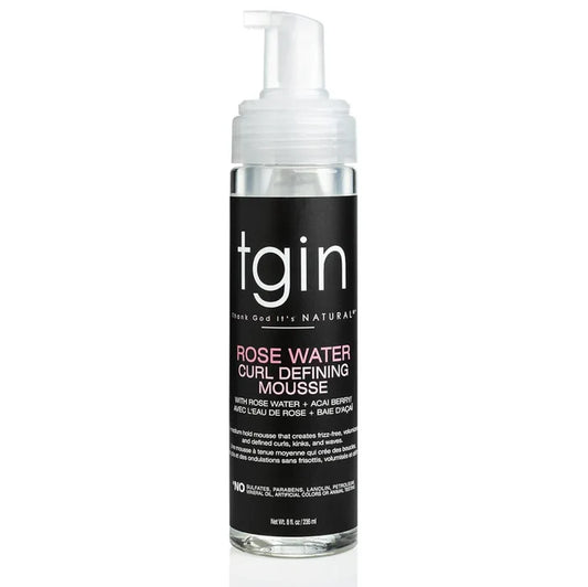 TGIN Rose Water Curl Defining Mousse 8oz