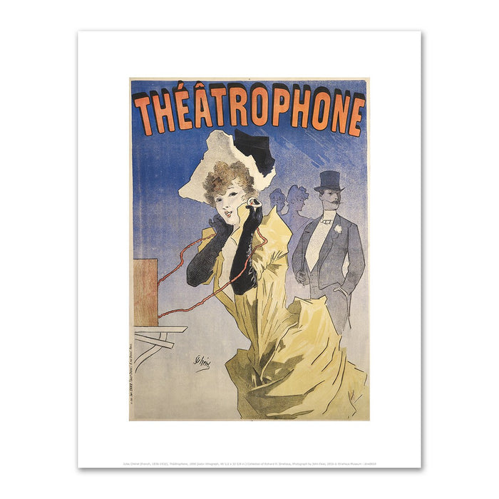Jules ChÃ©ret, ThÃ©Ã¢trophone, Fine Art Prints in various sizes by Museums.Co