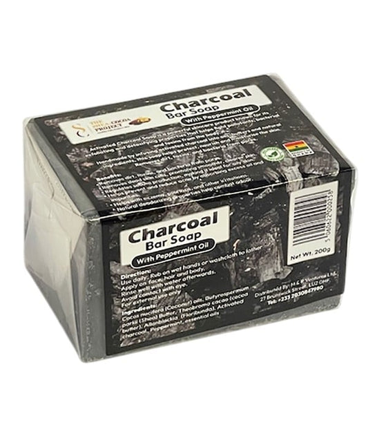 The Shea Cocoa Project Charcoal Soap Bar 200g