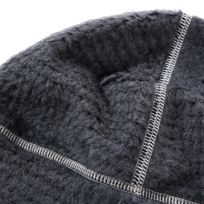 THURSTON HIGH LOFT WOOL BEANIE ANTHRACITE / GLACIER GREY