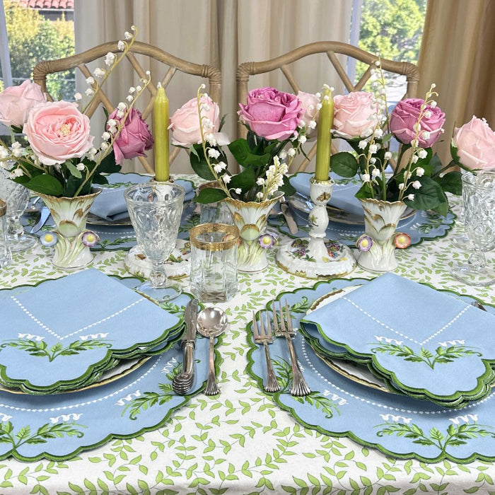 Tilly Napkin - Lily of the Valley (Set of 4)