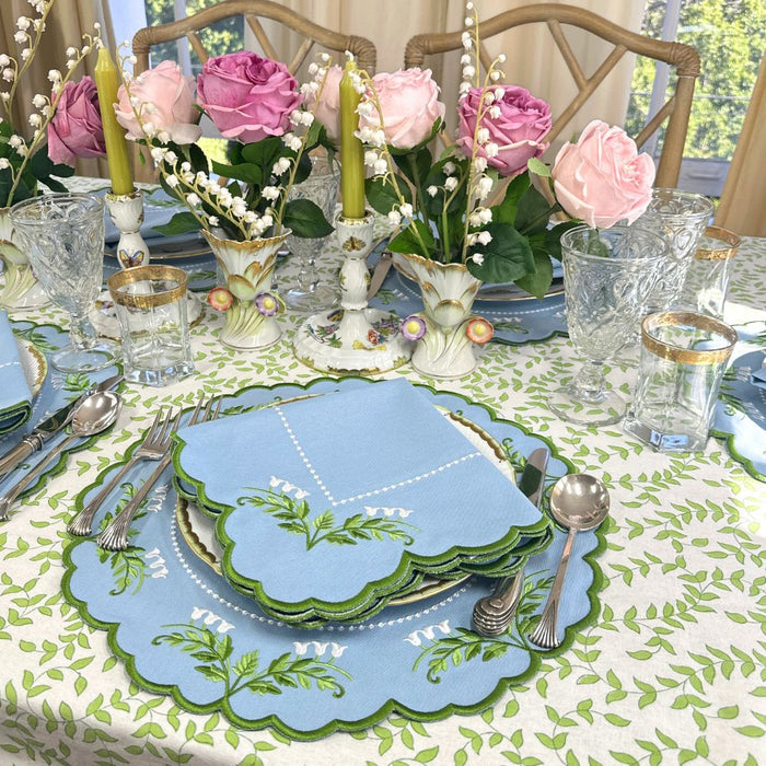 Tilly Placemat- Lily of the Valley (Set of 4)
