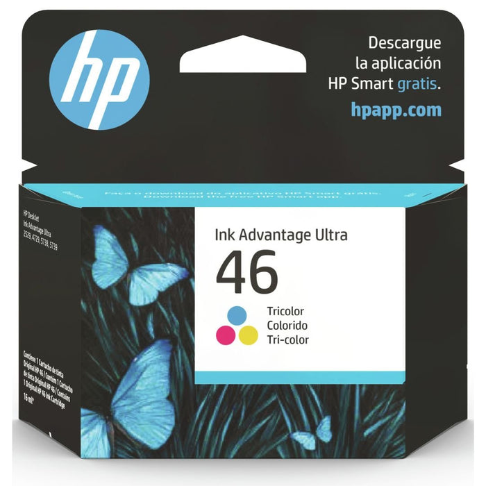 Tinta HP 46 Color - CZ638AL | DeskJet Ink Adv 2529/4729/5738/5739 | 750 páginas - Panamá