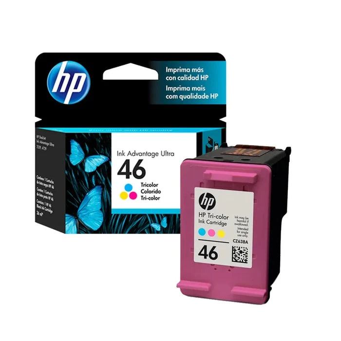Tinta HP 46 Color - CZ638AL | DeskJet Ink Adv 2529/4729/5738/5739 | 750 páginas - Panamá